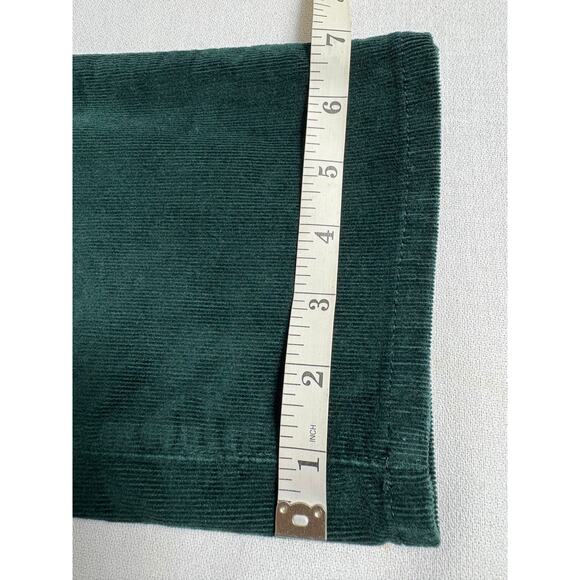 Jones New York Dark Green Corduroy Pants Straight Leg Size 6 - Picture 8 of 8
